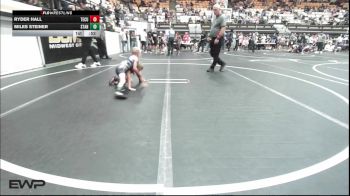 43-46 lbs Rr Rnd 2 - Ryder Hall, Tecumseh Youth Wrestling vs Miles Steiner, Standfast OKC