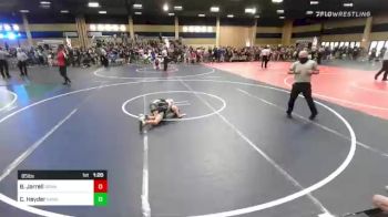 65 lbs Round Of 16 - Brody Jarrell, Granite WC vs Caleb Heyder, Sanderson Wr Ac