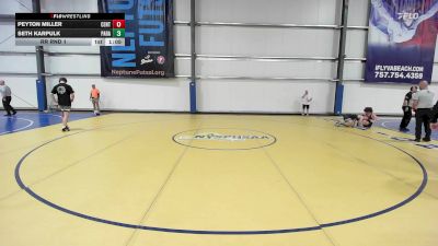 145 lbs Rr Rnd 1 - Peyton Miller, CentralMD Red vs Seth Karpulk, Parabellum Wrestling Academy