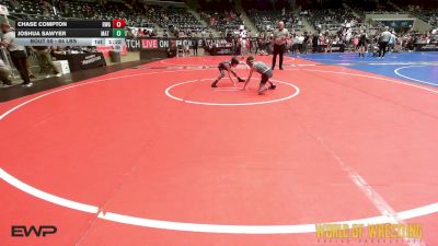 64 lbs Round Of 16 - Chase Compton, Roundtree Wrestling Academy vs Joshua Sawyer, Mat Demon Wrestling Club