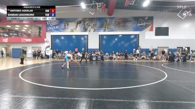 100 lbs Antonio Aguilar, California Silver vs Damian Legorburo, Florida Red