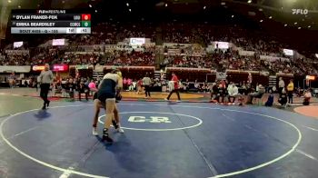 G - 155 lbs Cons. Round 3 - Emika Beardsley, Custer Co. (Miles City) Girls vs Dylan Fraker-Fox, Lockwood Girls