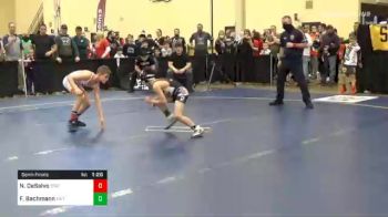 77 lbs Semifinal - Nico DeSalvo, State College vs Fred Bachmann, Faith Christian Acad.