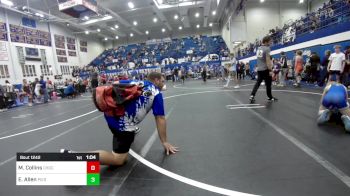 88 lbs Rr Rnd 5 - Mason Collins, Choctaw Ironman Youth Wrestling vs Elias Allen, Piedmont