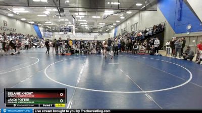 105 lbs Cons. Round 2 - JaKoi Potter, Cougars Wrestling Club vs Delanie Knight, Wasatch Wrestling Club