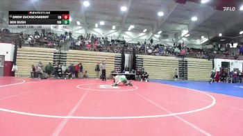 132 lbs Champ. Round 2 - Drew Zuckschwerdt, Club Madison vs Ben Bush, Yorktown