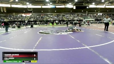 132 lbs Cons. Round 4 - Fox Green, Emmett vs Tanner George, Coeur D Alene