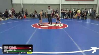 93 lbs Cons. Round 3 - Declan Blaney, Nova WC vs Reign Sprouse, Amherst Wrestling Club