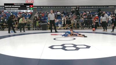 62 lbs Champ. Rd Of 16 - Huntlee Holbrook, Simmons Academy Of Wrestling vs Noah Edwards, Contenders Wrestling Academy