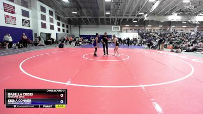 110 lbs Cons. Round 3 - Isabella Cross, Fort Hays State vs Kiona Conner, McKendree University