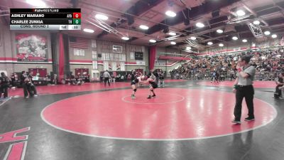 110 lbs Cons. Round 2 - Charlee Zuniga, Trabuco Hills vs Ashley Mariano, Ayala