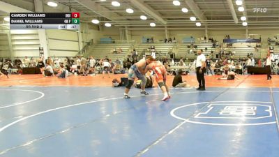 285 lbs Rr Rnd 3 - Camden Williams, Indiana Outlaws White - HSB vs Daniel Williams, 4M Power - HSB