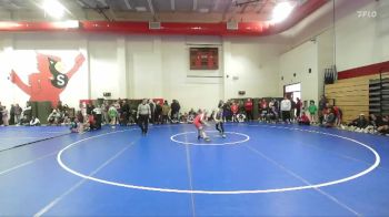 77 lbs Quarterfinal - Mason Baylor, Milan Tribe vs Griffin Johanson, WEBO Youth Wrestling