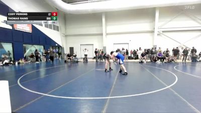 215 lbs Cons. Round 3 - Cody Perkins, Cherokee Trail vs Thomas Rains, Bingham