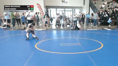 58-B2 lbs Semifinal - Marco Maliarakis, Savage Wrestling Academy vs Jacob Vashey, Triumph Trained