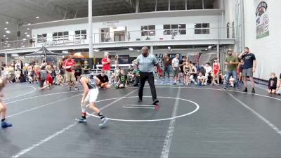 64 lbs Semis (4 Team) - Benjamin Atkas, New England Gold vs Parker Falcone, Full Circle