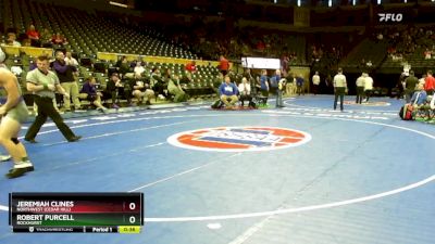 157 Class 4 lbs Cons. Round 2 - Jeremiah Clines, Northwest (Cedar Hill) vs Robert Purcell, Rockhurst