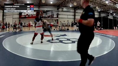 130 kg Champ. Round 3 - Cameron Dubose, Mustang Wrestling Club vs Keith Miley, Arkansas Regional Training Center