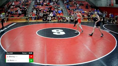 121 lbs Cons. Round 4 - Sully Stutz, Butler Hs vs Zackery Shiring, Freedom Area Hs