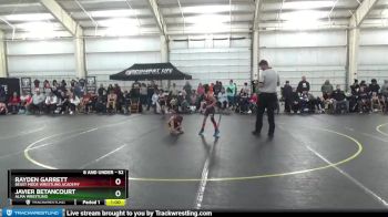 52 lbs Round 1 - Rayden Garrett, Beast Mode Wrestling Academy vs Javier Betancourt, Alma Wrestling