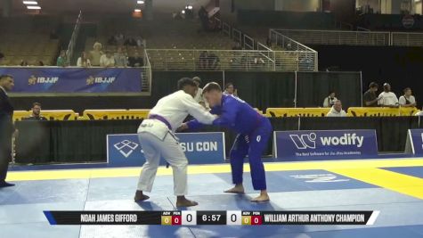 William Arthur Anthony Champion vs Noah James Gifford 2026 Pan Jiu Jitsu IBJJF Championship