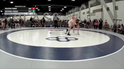100 lbs Round 2 (6 Team) - Michael Perna, Ruthless Wrestling Club vs Paxton Terry, Nebraska Elite