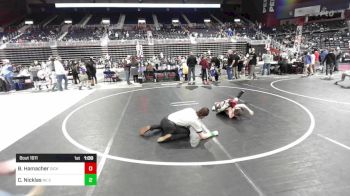 61 lbs Quarterfinal - Brody Hamacher, Dickinson WC vs Chaypin Nicklas, NE CO Elite