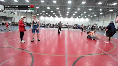 138 lbs Consi Of 32 #2 - Beckett Leclair, MA vs Christian Davis, TN