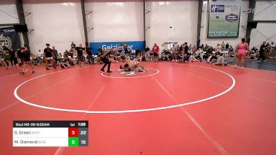 141 lbs Quarterfinal - Gavin Green, Meatballs vs Matthew Diamond, Blue Wave Barn