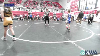 52-55 lbs Rr Rnd 1 - Aj Brown, Choctaw Ironman Youth Wrestling vs Emilie Lawler, Midwest City Bombers Youth Wrestling Club