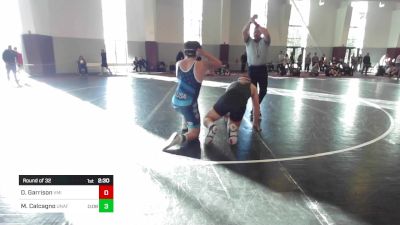 285 lbs Round Of 32 - Drake Garrison, Virginia Military Institute vs Michael Calcagno, Unaffiliated HS