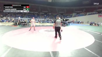 3A Boys 190 lbs 1st Place Match - Easton Kemper, Burns Boys vs Wyatt Cox, Vale Boys