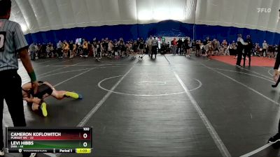 100 lbs Round 1 (6 Team) - Levi Hibbs, DWA vs Cameron Koflowitch, Pursuit WC