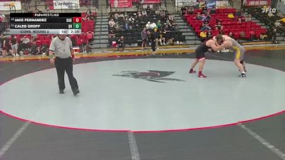 285 lbs Cons. Round 2 - Caleb Groff, Quincy vs Jake Fernandez, SIU Edwardsville