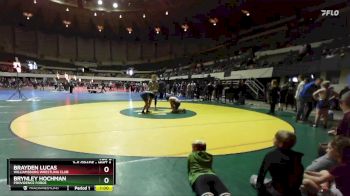 Semifinal - Brayden Lucas, Williamsburg Wrestling Club vs Brynley Hochman, Providence Forge