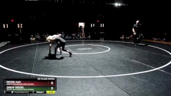 103 lbs 1st Place Match - Peter May, South Anchorage High School vs Drew Riedel, South Anchorage High School