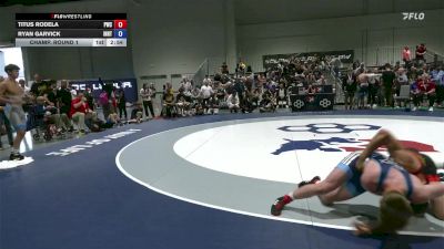 74 lbs Champ. Round 1 - Titus Rodela, Peninsula Wrestling Club vs Ryan Garvick, Indiana RTC