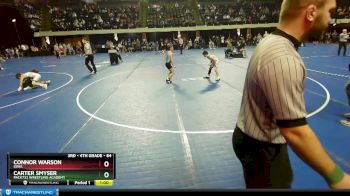 84 lbs Champ. Round 1 - Carter Smyser, Pack732 Wrestling Academy vs Connor Warson, Iowa