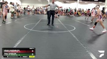 72 lbs Round 2 (4 Team) - Adam Hagenbuch, U2 Upstate Uprising Blue vs Finn Wheeler, U2 Upstate Uprising Red