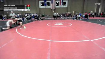 126E Quarterfinal - Cael Holcomb, Pawhuska vs Sebastian Ioanis, Neosho