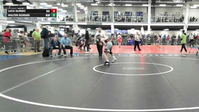 106 lbs Consi Of 16 #1 - Luca Glinski, Red Roots WC vs Walter Borden, None