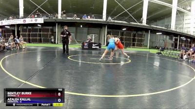 102 lbs Placement Matches (8 Team) - Kenzie Kumm, Virginia vs Zoe Roddis, Minnesota