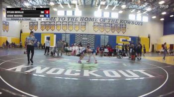 100 lbs Round 5 (6 Team) - Rylee Beville, Eagles WC vs Josie Reeves, SOWA