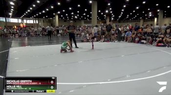 70 lbs Round 3 (6 Team) - Hollis Hill, Williamson County WC vs Nicholas Griffith, North Desoto Wrestling Academy
