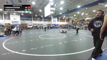 138 lbs Cons. Round 4 - Fares Nofal, Corona Del Mar vs Christian Granger, Rim Of The World