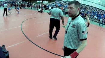 14U Boys - 110 lbs Cons. Round 2 - Hunter Ramey, Oak Hill Wrestling Club vs Hunter Lebo, The Stable Wrestling