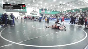 138 lbs Cons. Round 5 - Jason Bacha, Canyon Springs vs Finn Janetzke, Mt Carmel