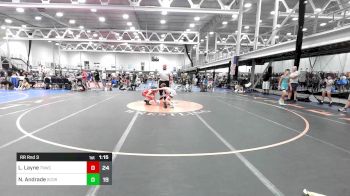 85 lbs Rr Rnd 3 - Lucas Layne, Team Nauman Wrestling Club vs Natalie Andrade, Scorpions