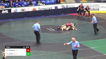 124 lbs 7th Place - Caden Shearer, Gettysburg vs Tyler Ulrich, Warrior Run