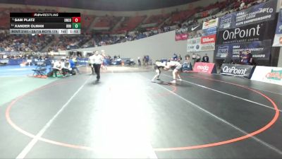 2A/1A Boys 175 Semifinal - Sam Platz, Union / Cove Boys vs Xander Olman, Irrigon Boys